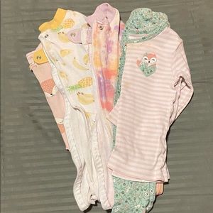 Girls pajamas, Burts Bees, Carter’s